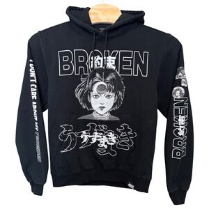 Broken Promises Uzumaki Junji Ito Graphic Hoodie M Japanese AOP Manga Horror
